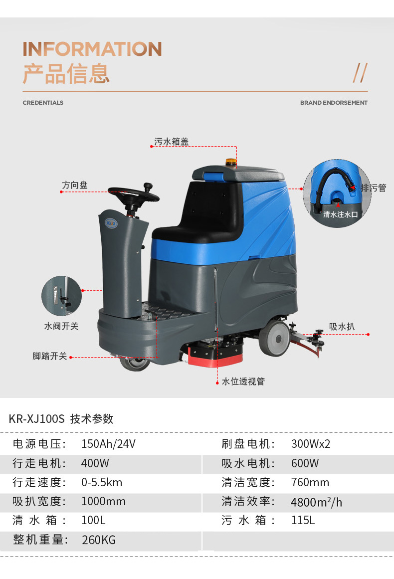 駕駛式洗地機5